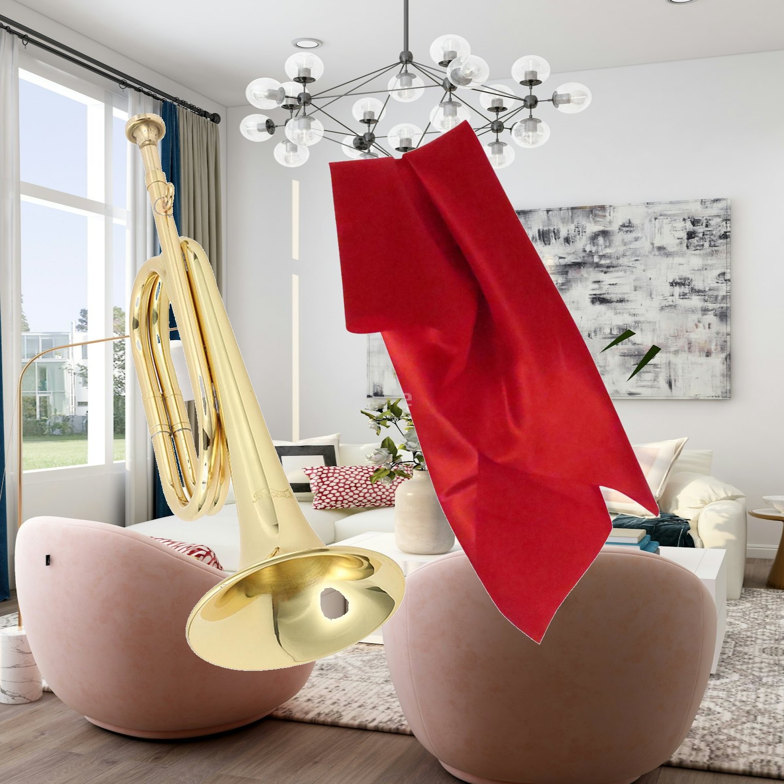 Mini trompette en laiton avec  - Musical Instrument Bugle avis et prix
